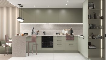 Тренды и новые цвета в дизайне современных кухонь в 2023 году в Кошурниково - koshurnikovo.mebel54.com | фото