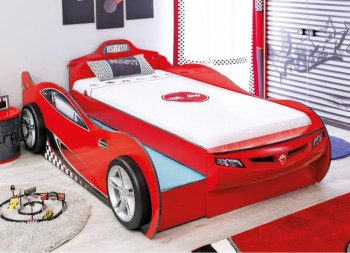 CARBED Кровать-машина Coupe с выдвижной кроватью Red 20.03.1306.00 в Кошурниково - koshurnikovo.mebel54.com | фото