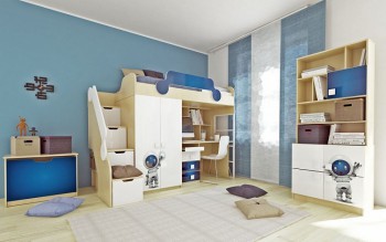 Детская комната Санни (Белый/корпус Клен) в Кошурниково - koshurnikovo.mebel54.com | фото