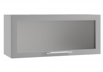 Гарда ПГС 800 шкаф верхний горизонтальный со стеклом Белый в Кошурниково - koshurnikovo.mebel54.com | фото