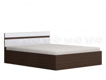Ким кровать 1,4 (Венге/белый глянец) в Кошурниково - koshurnikovo.mebel54.com | фото