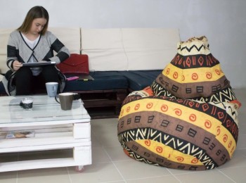 Кресло-груша Большое-Африка в Кошурниково - koshurnikovo.mebel54.com | фото