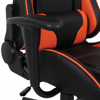 Кресло компьютерное BRABIX GT Racer GM-100 (черный, оранжевый) в Кошурниково - koshurnikovo.mebel54.com | фото