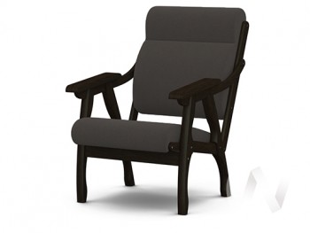 Кресло Вега-10 (венге лак/ULTRA GRAFIT) в Кошурниково - koshurnikovo.mebel54.com | фото