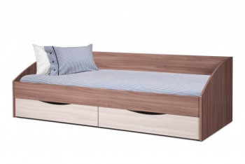 Кровать одинарная "Фея-3" (симметричная) в Кошурниково - koshurnikovo.mebel54.com | фото
