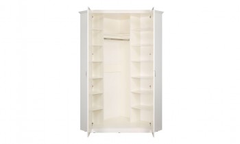 Шкаф для одежды 13.124 Ливерпуль (Белый, ясень ваниль НМ-1012-100 ПВХ) в Кошурниково - koshurnikovo.mebel54.com | фото
