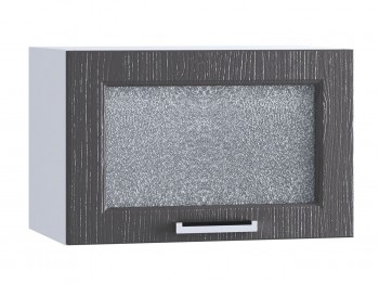Шкаф верхний горизонтальный со стеклом 500, ШВГС 500 (Клен серый/корпус белый) в Кошурниково - koshurnikovo.mebel54.com | фото