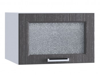 Шкаф верхний горизонтальный со стеклом 510, ШВГС 510 (Клен серый/корпус белый) в Кошурниково - koshurnikovo.mebel54.com | фото