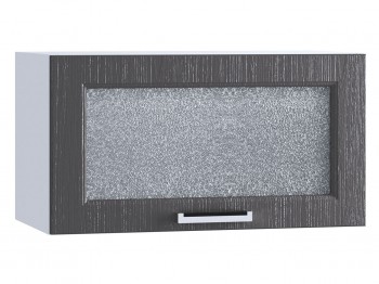 Шкаф верхний горизонтальный со стеклом 600, ШВГС 600 (Клен серый/корпус белый) в Кошурниково - koshurnikovo.mebel54.com | фото