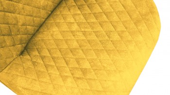 Стул «Оливер» К3 Белый/Микровелюр Wellmart Yellow в Кошурниково - koshurnikovo.mebel54.com | фото